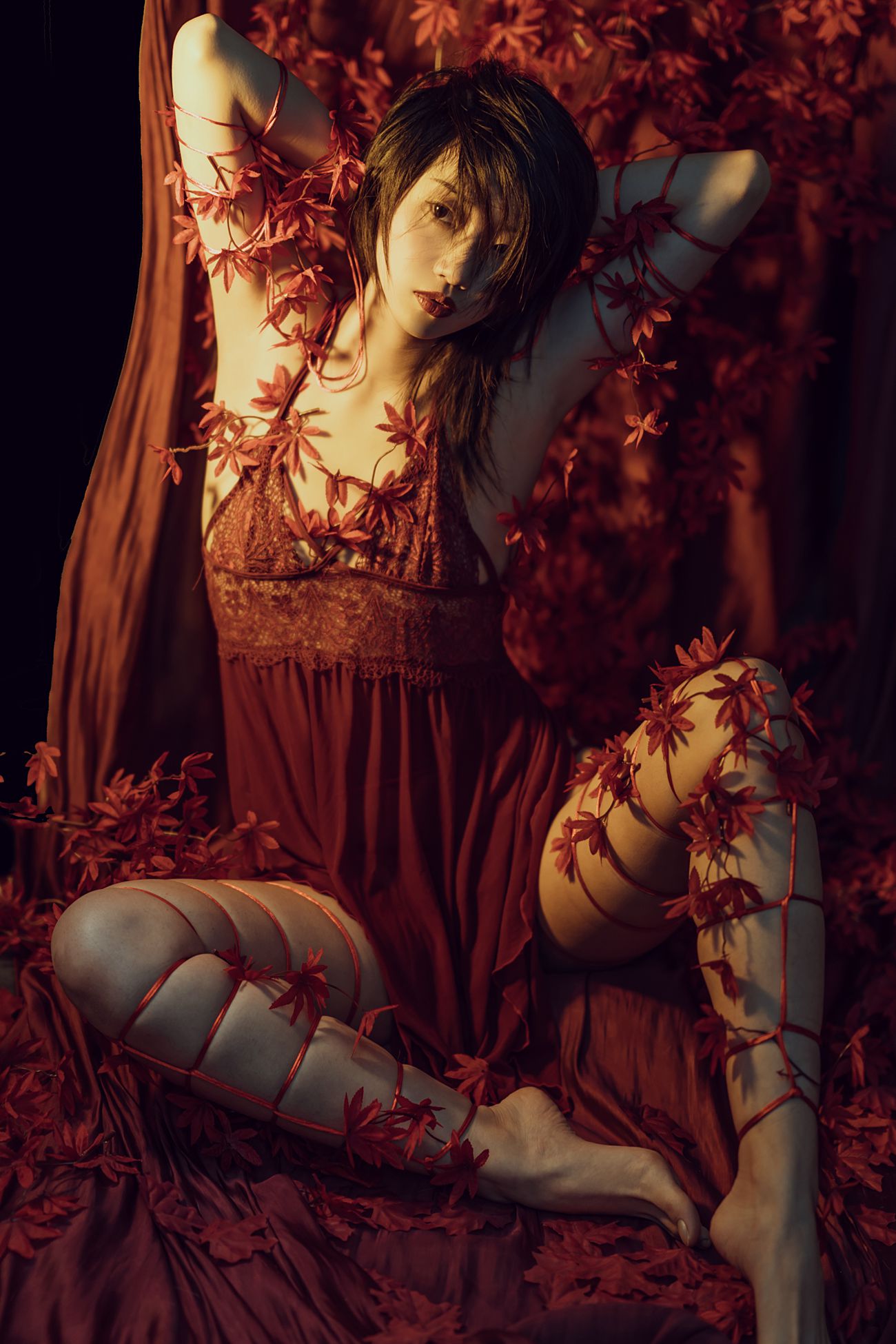 图片[30]-云溪溪 – 花与绳 [58P] – 速更版-美库