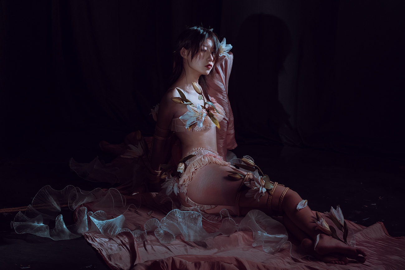 图片[53]-云溪溪 – 花与绳 [58P] – 速更版-美库