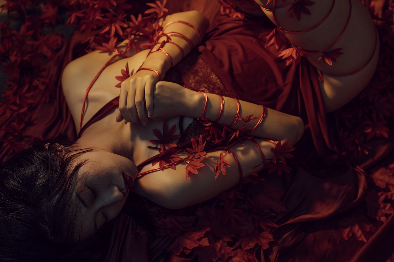 图片[57]-云溪溪 – 花与绳 [58P] – 速更版-美库