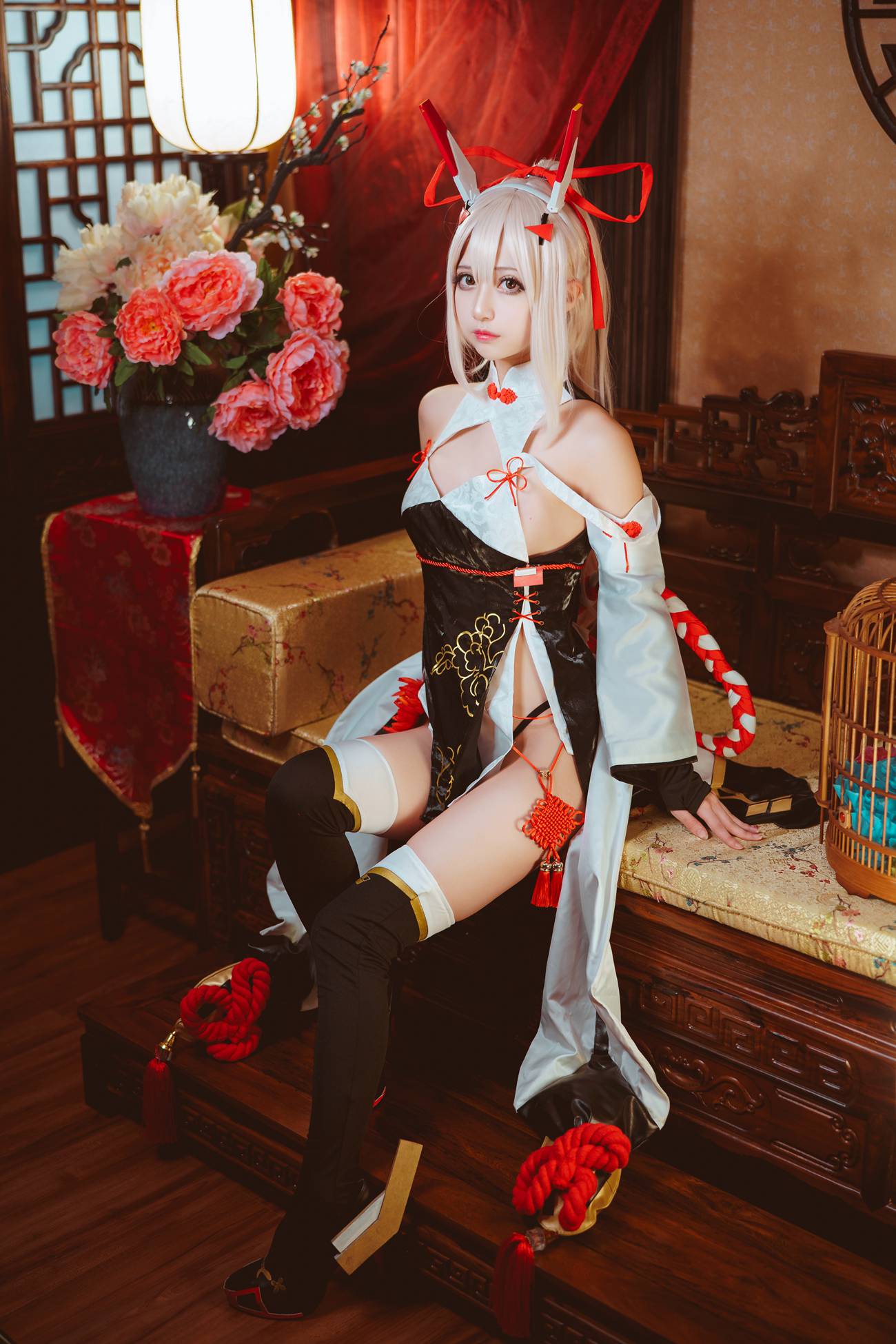 图片[13]-[沖田凜花Rinka]  Ayanami cheongsam ver (Azur Lane) [13P] – 速更版-美库