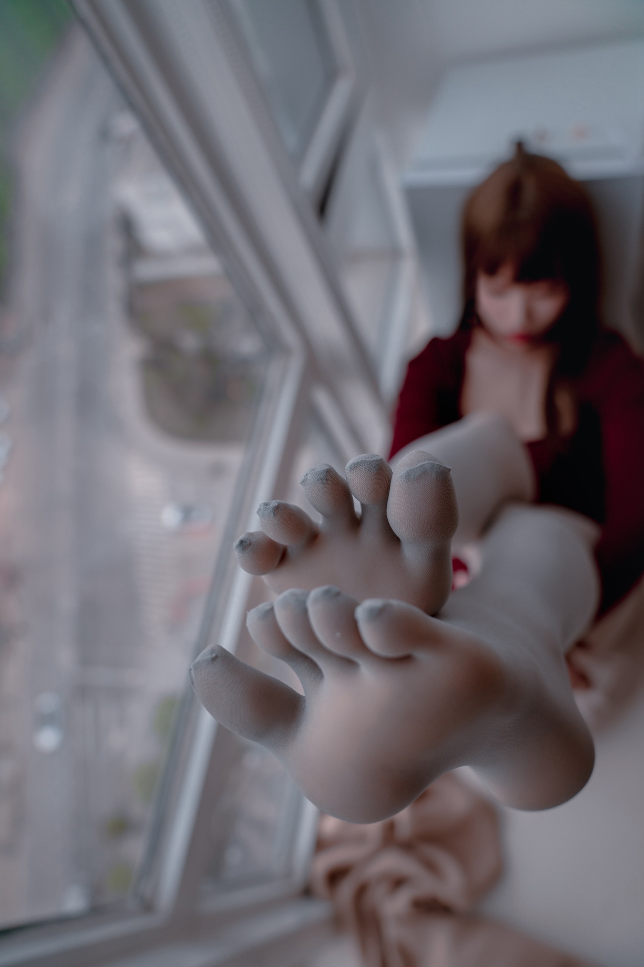 图片[59]-轩萧学姐 –  灰色五指袜 [79P] – 速更版-美库