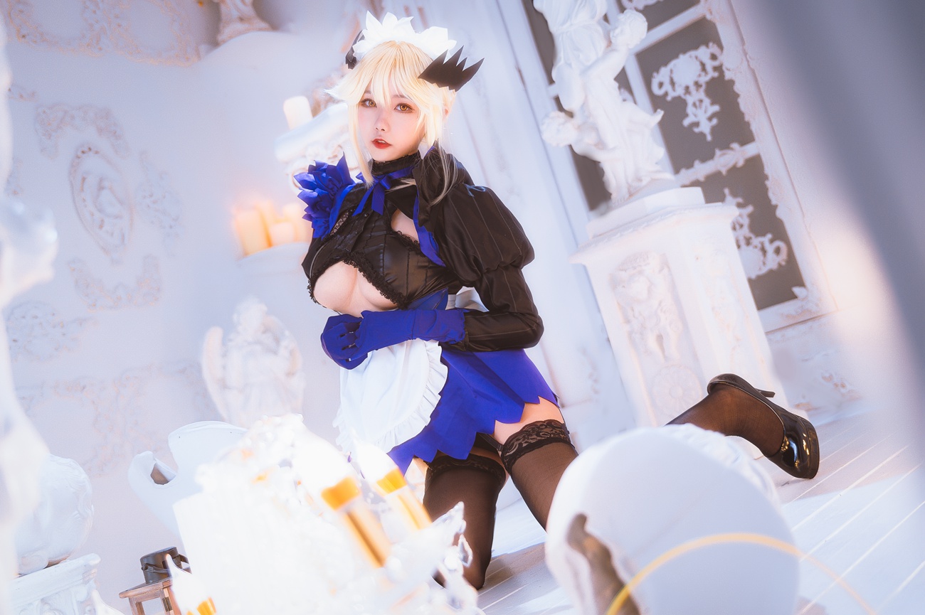 图片[10]-Momoko葵葵 – 黑枪呆女仆[20P] – 速更版-美库