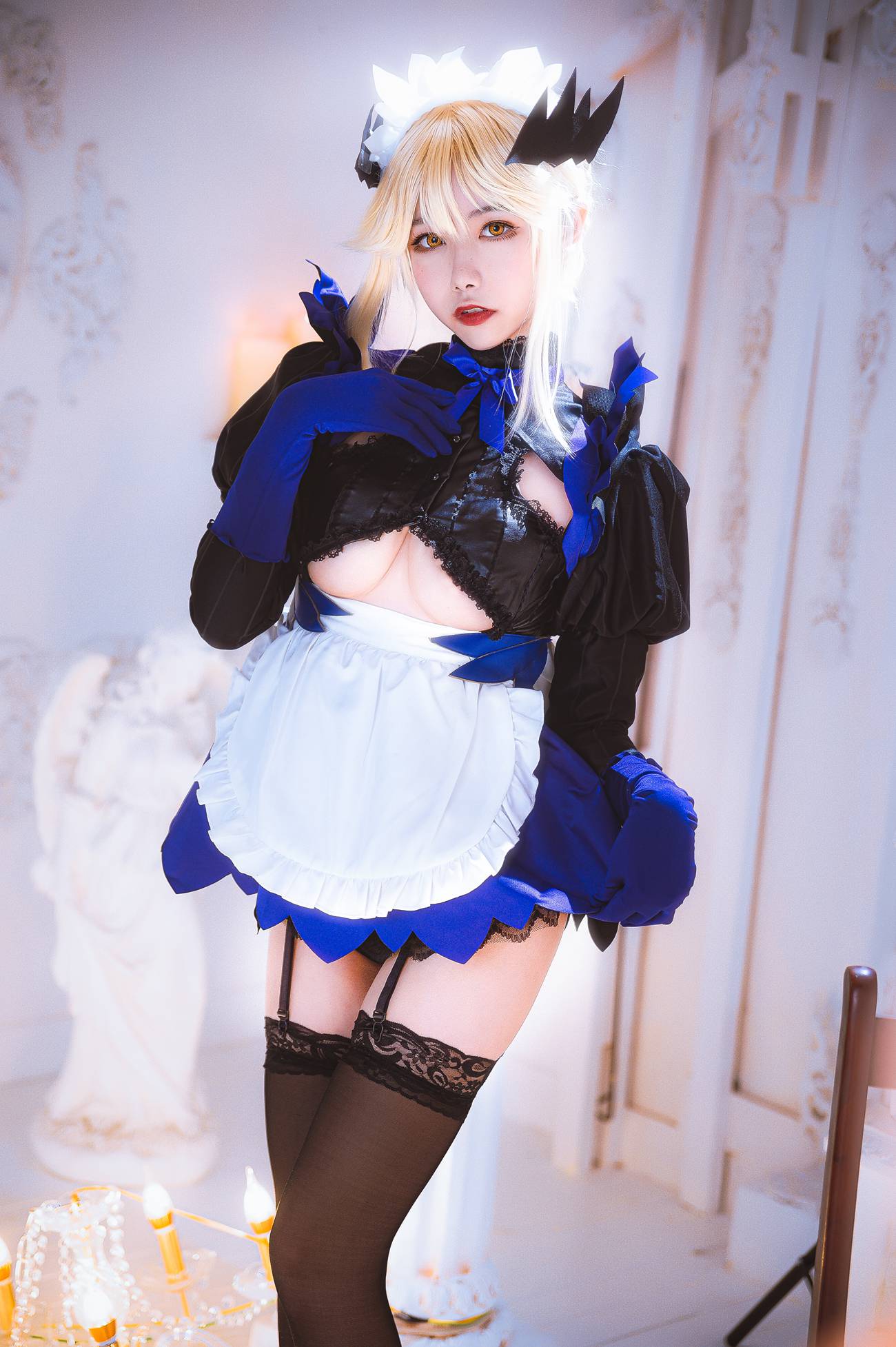 图片[14]-Momoko葵葵 – 黑枪呆女仆[20P] – 速更版-美库