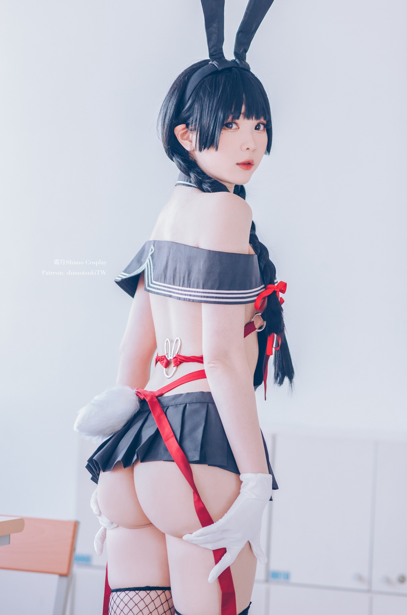 图片[13]-霜月shimo  卯月桃子 水手服兔女郎[19P] – 速更版-美库