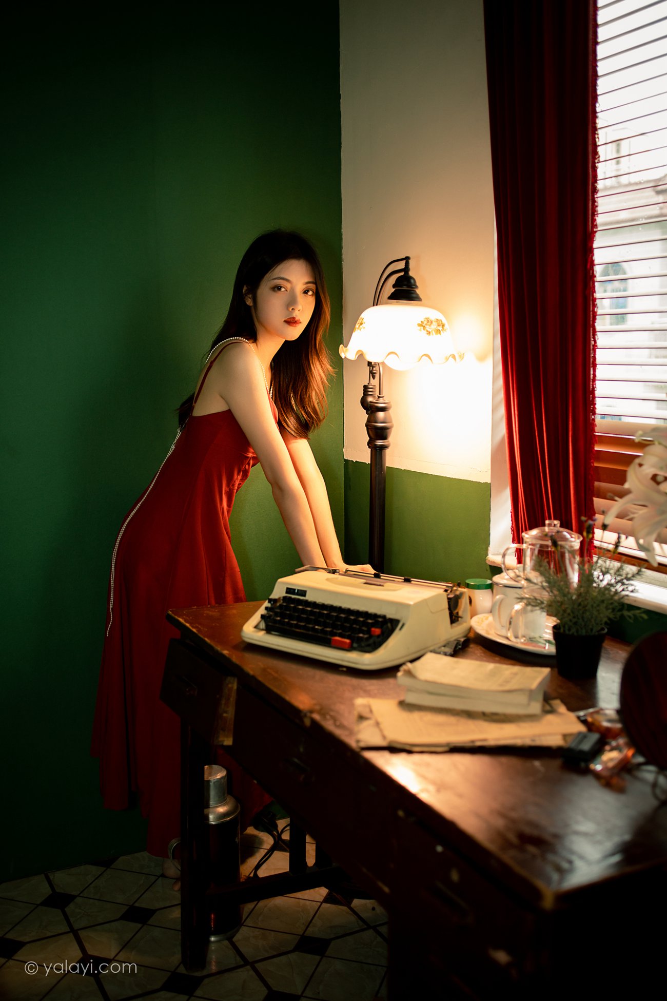 图片[32]-[YALAYI雅拉伊] 2021.10.20 No.853 回到过去 梓文 [42P] – 速更版-美库