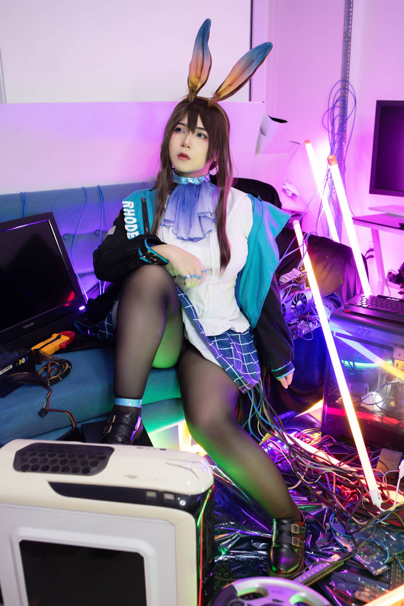 图片[8]-Uy Uy – Amiya (Arknights) [129P] – 速更版-美库