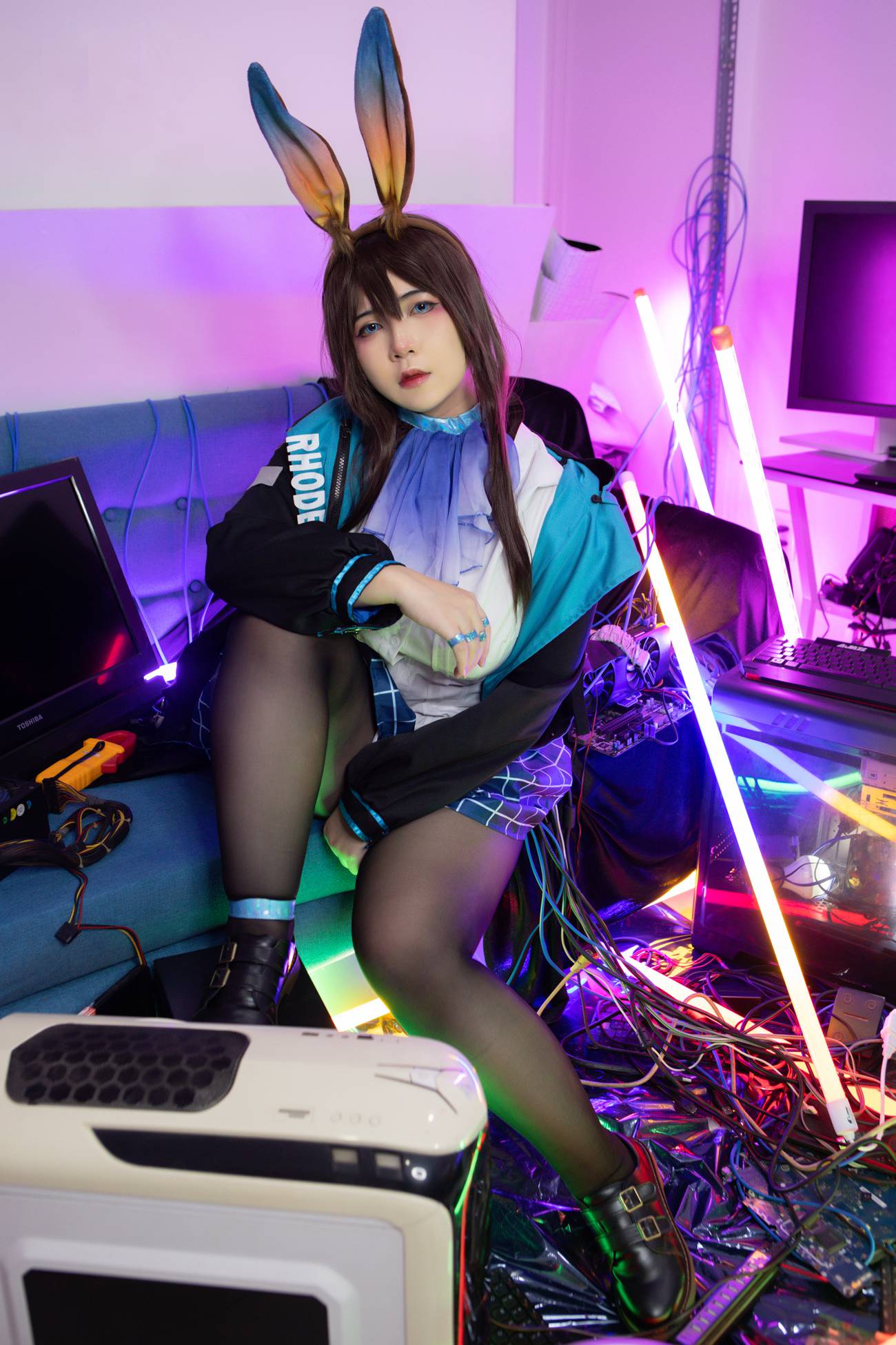 图片[9]-Uy Uy – Amiya (Arknights) [129P] – 速更版-美库