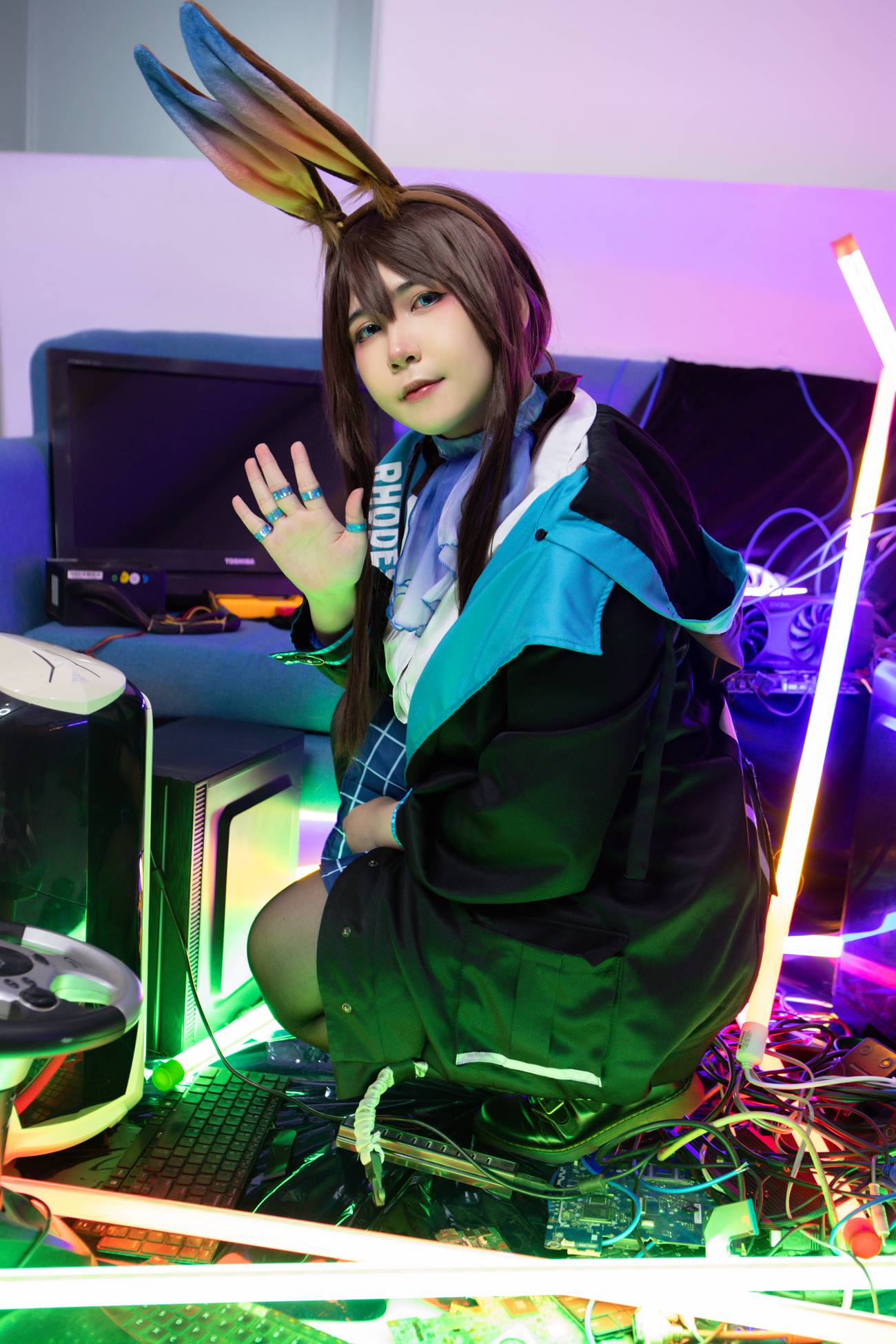 图片[30]-Uy Uy – Amiya (Arknights) [129P] – 速更版-美库