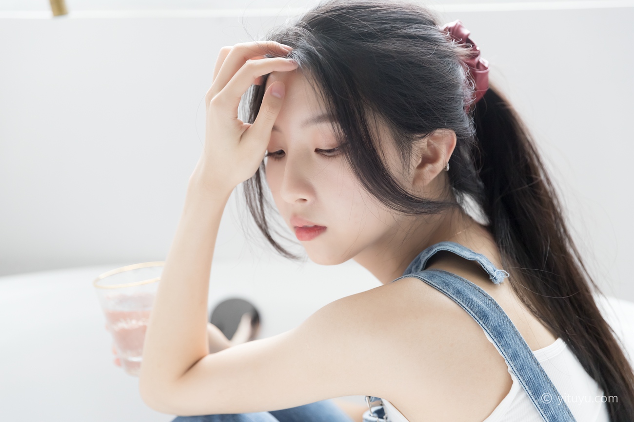 图片[12]-[YITUYU]艺图语 2021.04.21 蓝色牛仔裤 小铟 [24P] – 速更版-美库