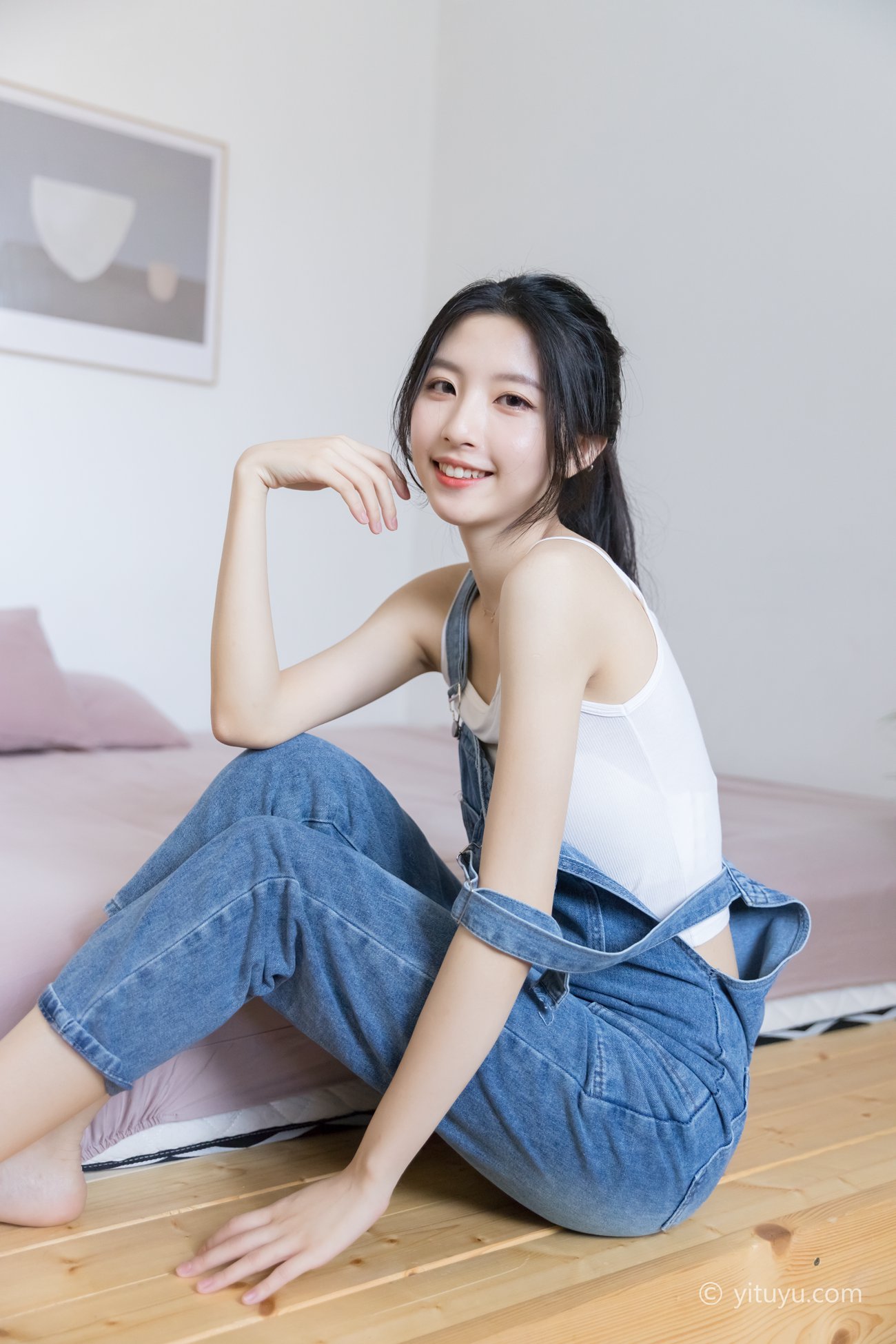 图片[20]-[YITUYU]艺图语 2021.04.21 蓝色牛仔裤 小铟 [24P] – 速更版-美库