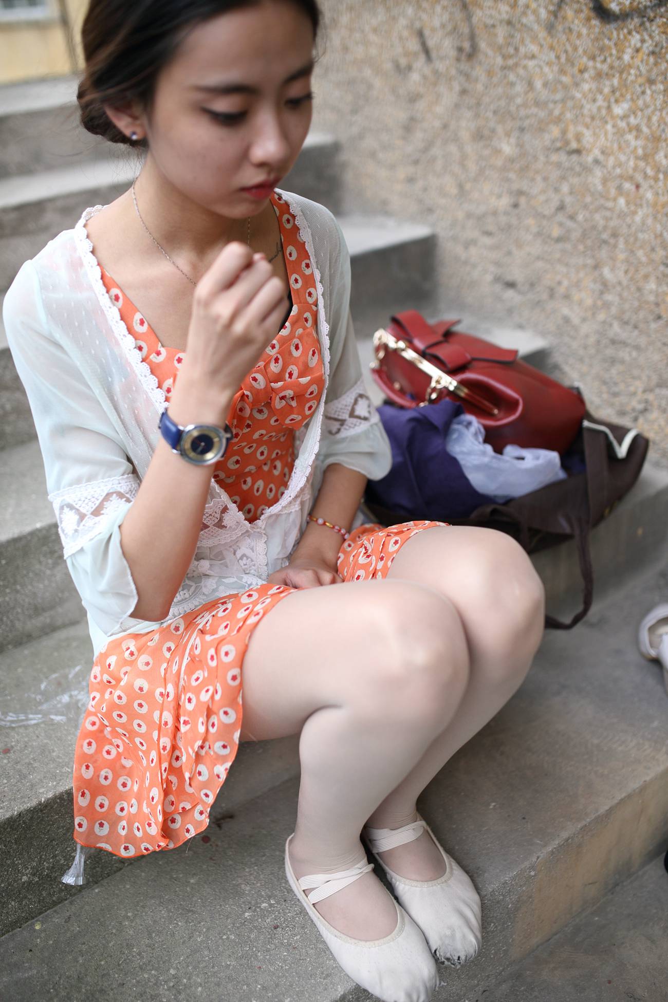 图片[44]-大西瓜爱牙膏-早期作品-S036 碎花裙少女 [152P] – 速更版-美库