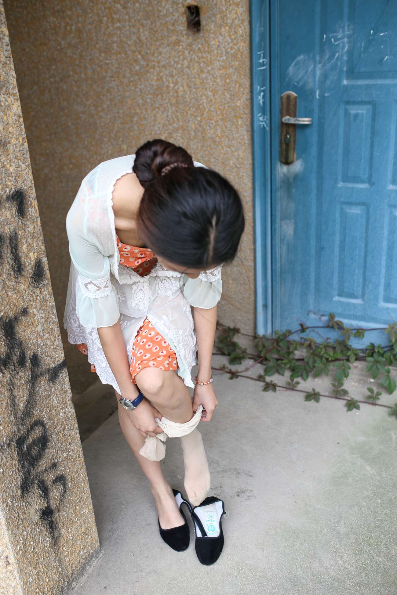 图片[65]-大西瓜爱牙膏-早期作品-S036 碎花裙少女 [152P] – 速更版-美库