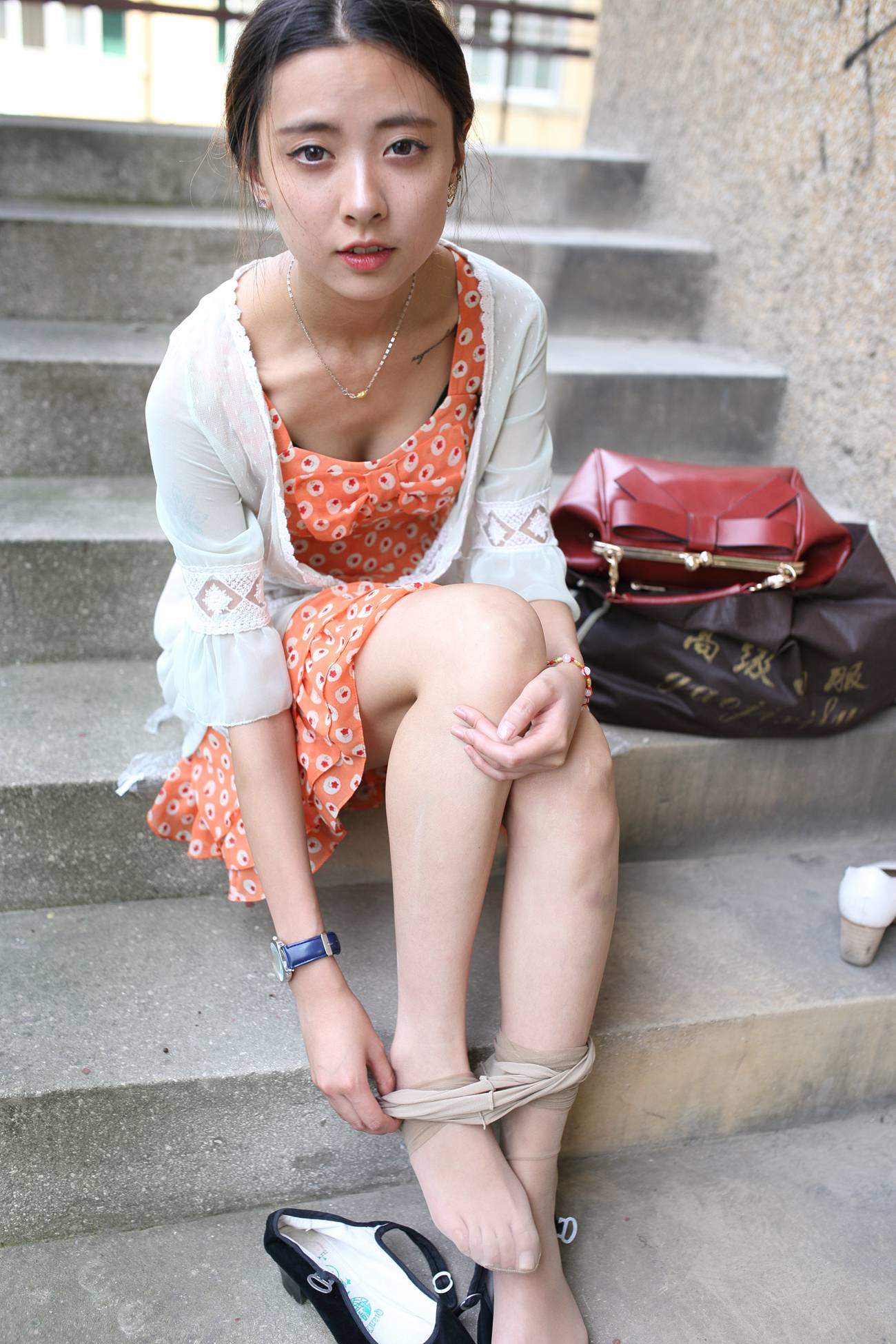 图片[144]-大西瓜爱牙膏-早期作品-S036 碎花裙少女 [152P] – 速更版-美库