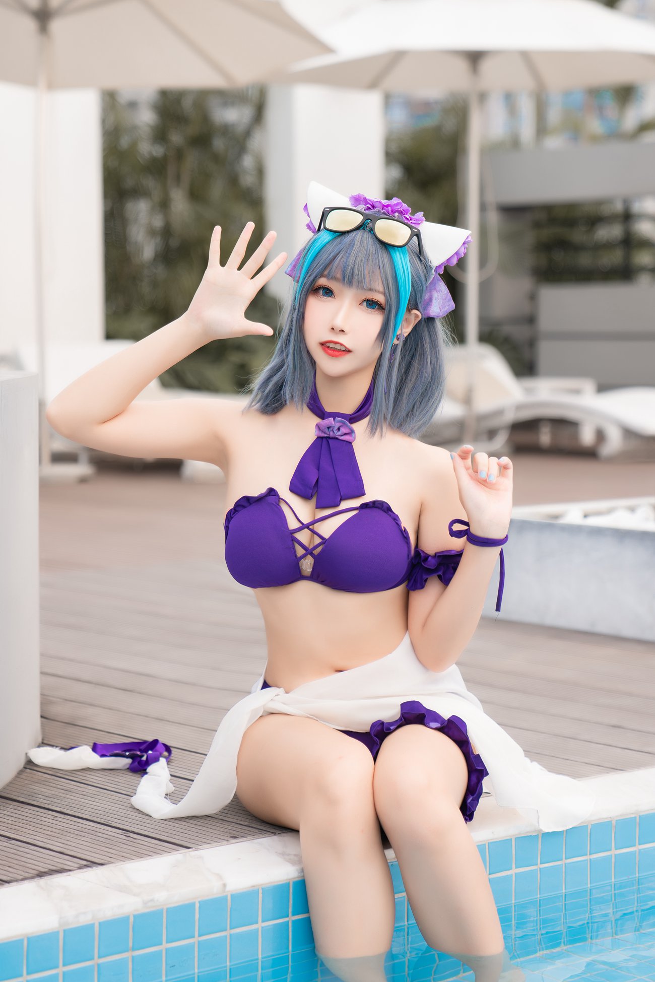 图片[10]-Momoko葵葵 – 柴郡水着[40P] – 速更版-美库