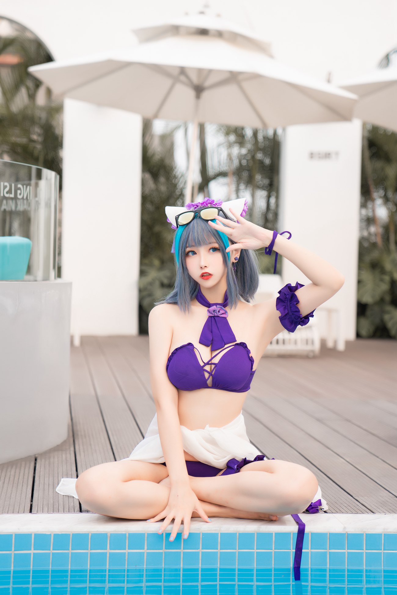 图片[11]-Momoko葵葵 – 柴郡水着[40P] – 速更版-美库