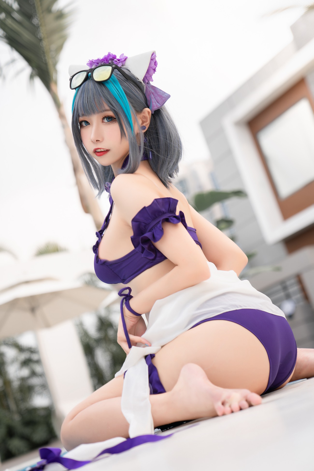 图片[19]-Momoko葵葵 – 柴郡水着[40P] – 速更版-美库