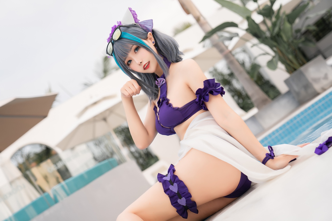 图片[20]-Momoko葵葵 – 柴郡水着[40P] – 速更版-美库