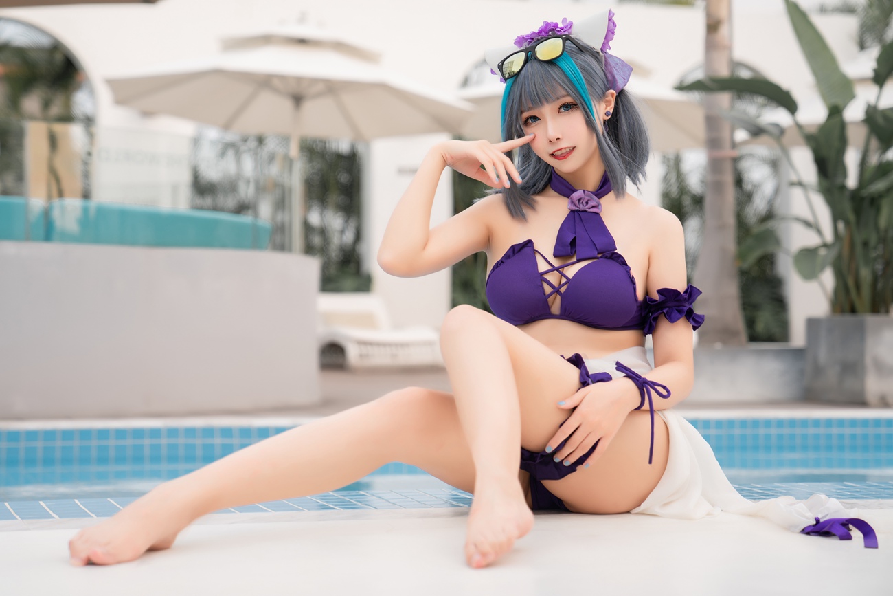 图片[22]-Momoko葵葵 – 柴郡水着[40P] – 速更版-美库