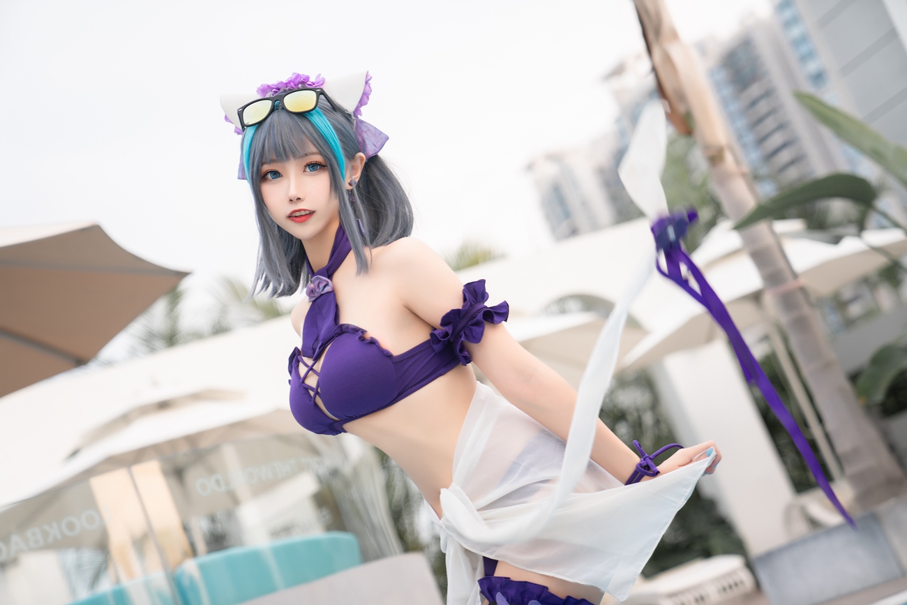 图片[28]-Momoko葵葵 – 柴郡水着[40P] – 速更版-美库