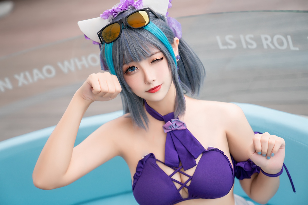 图片[32]-Momoko葵葵 – 柴郡水着[40P] – 速更版-美库