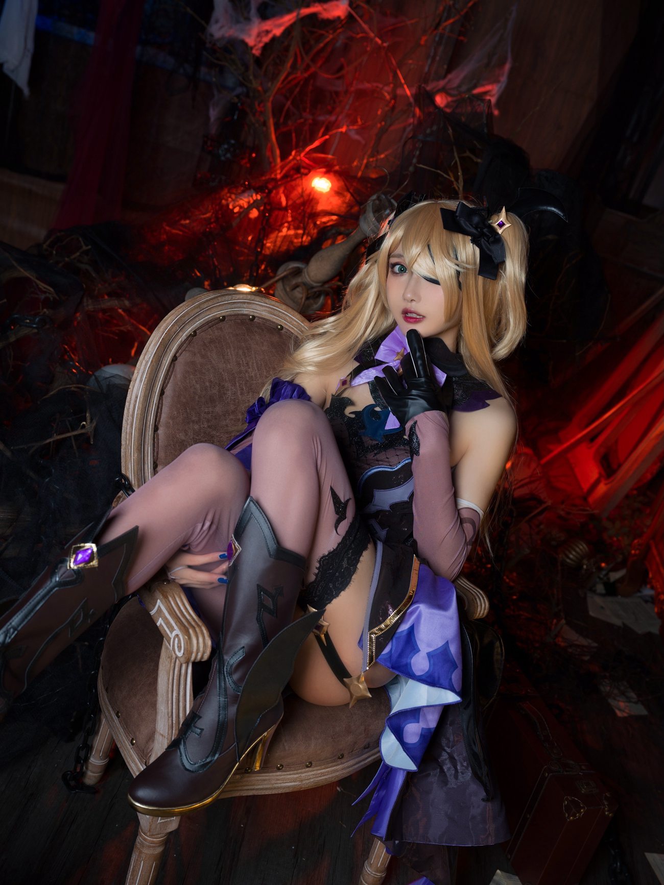 图片[49]-阿包也是兔娘 – 原神中二皇女[53P] – 速更版-美库