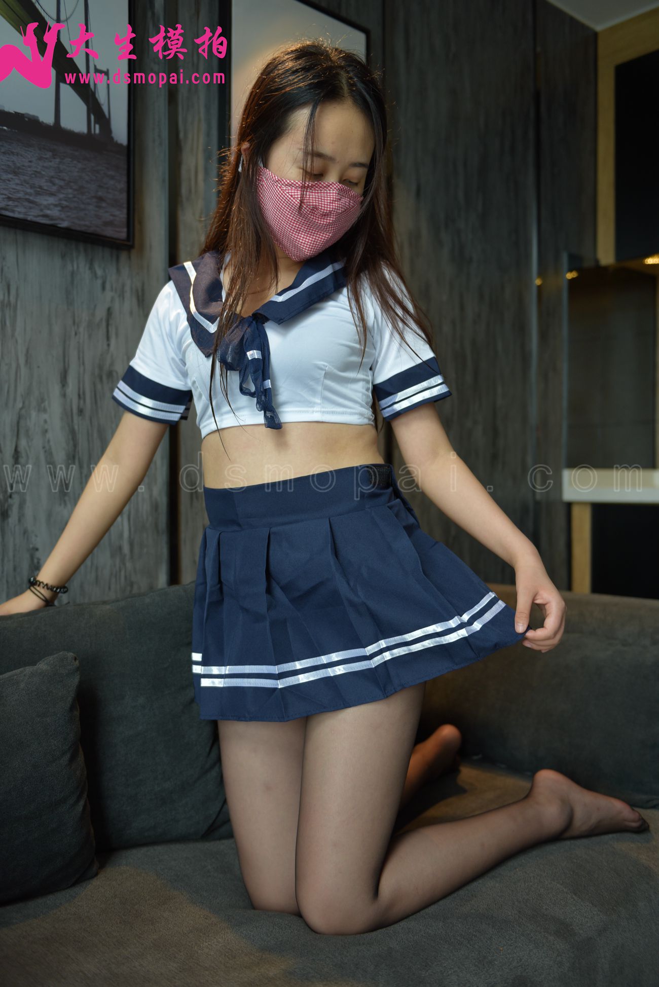 图片[11]-大生模拍 NO.241 无内黑丝[100P] – 速更版-美库