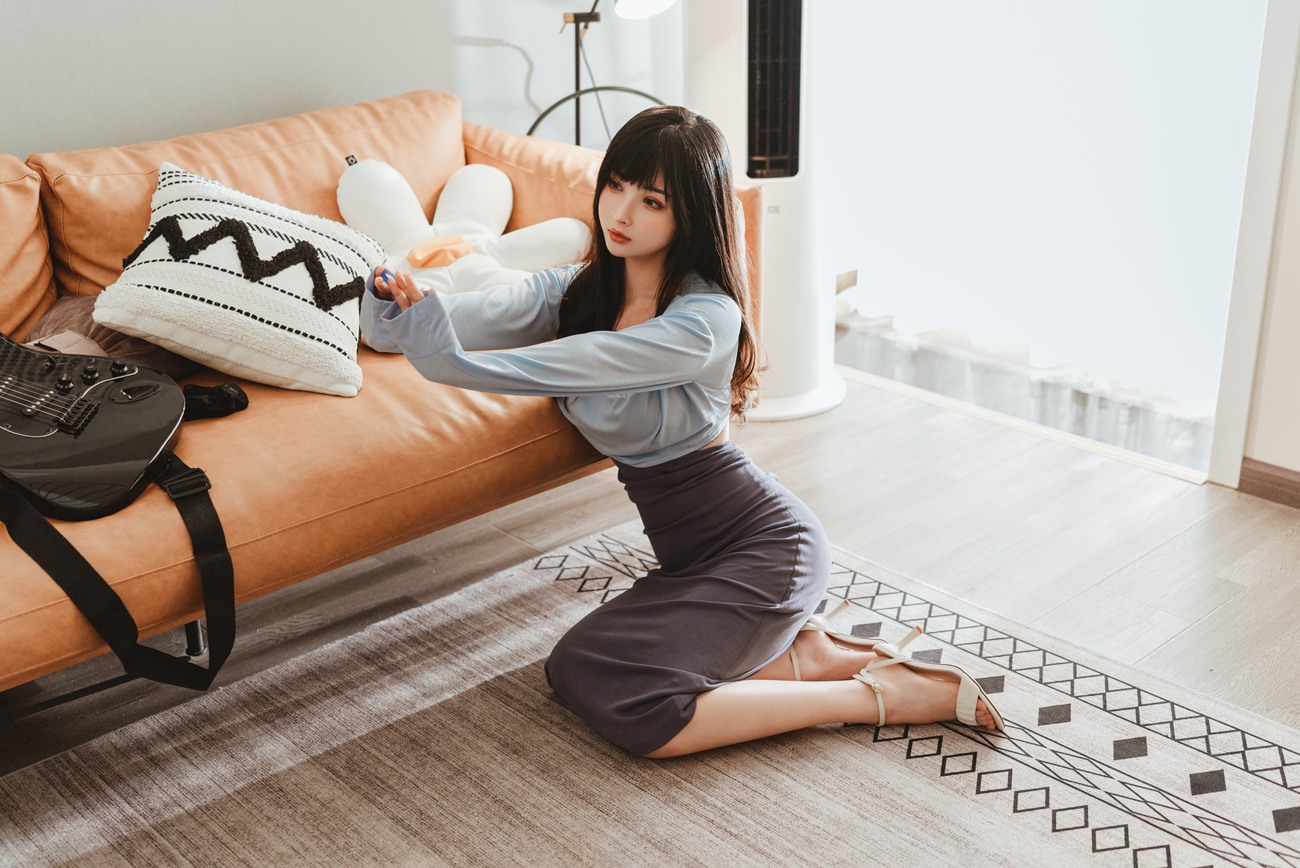 图片[24]-rioko凉凉子 – 吉他妹妹系带裙[45P] – 速更版-美库