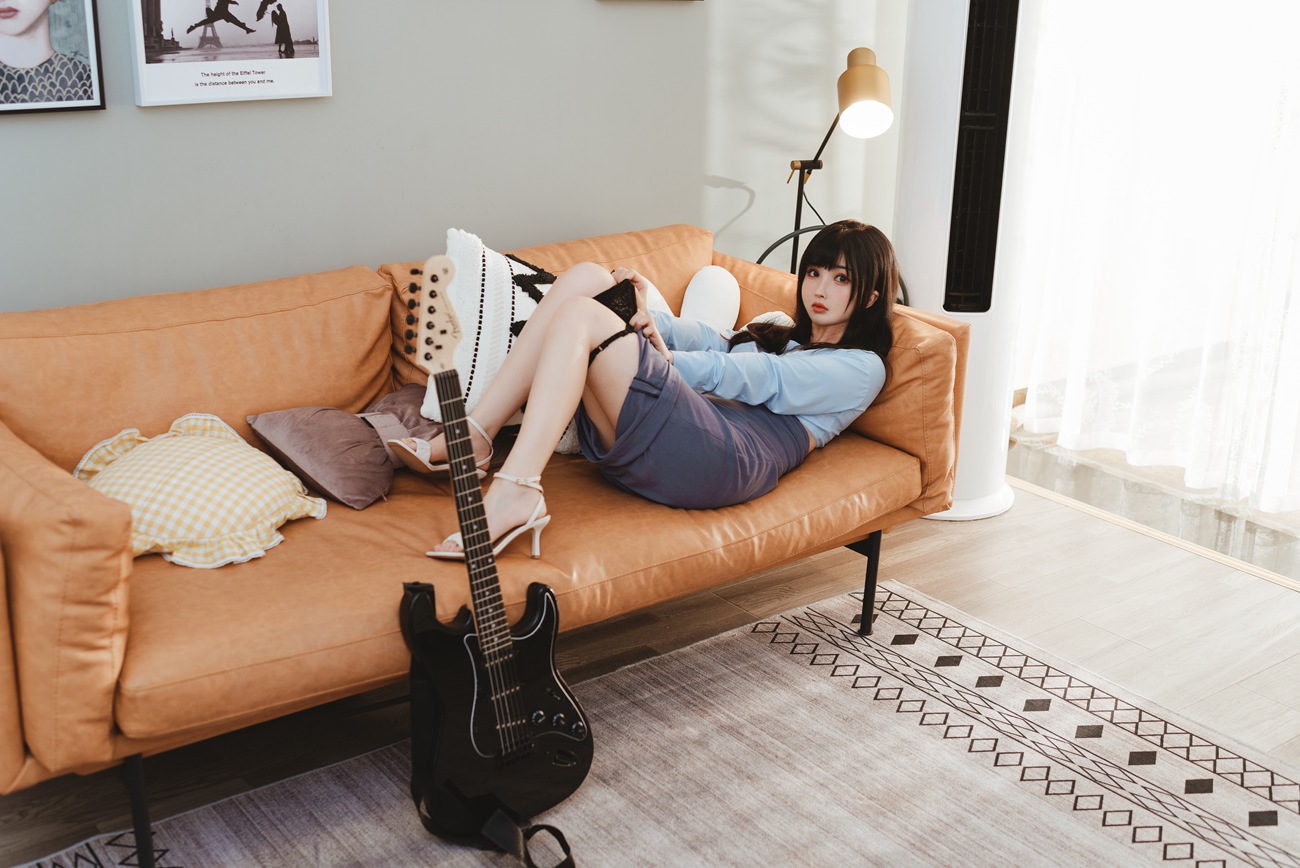 图片[32]-rioko凉凉子 – 吉他妹妹系带裙[45P] – 速更版-美库