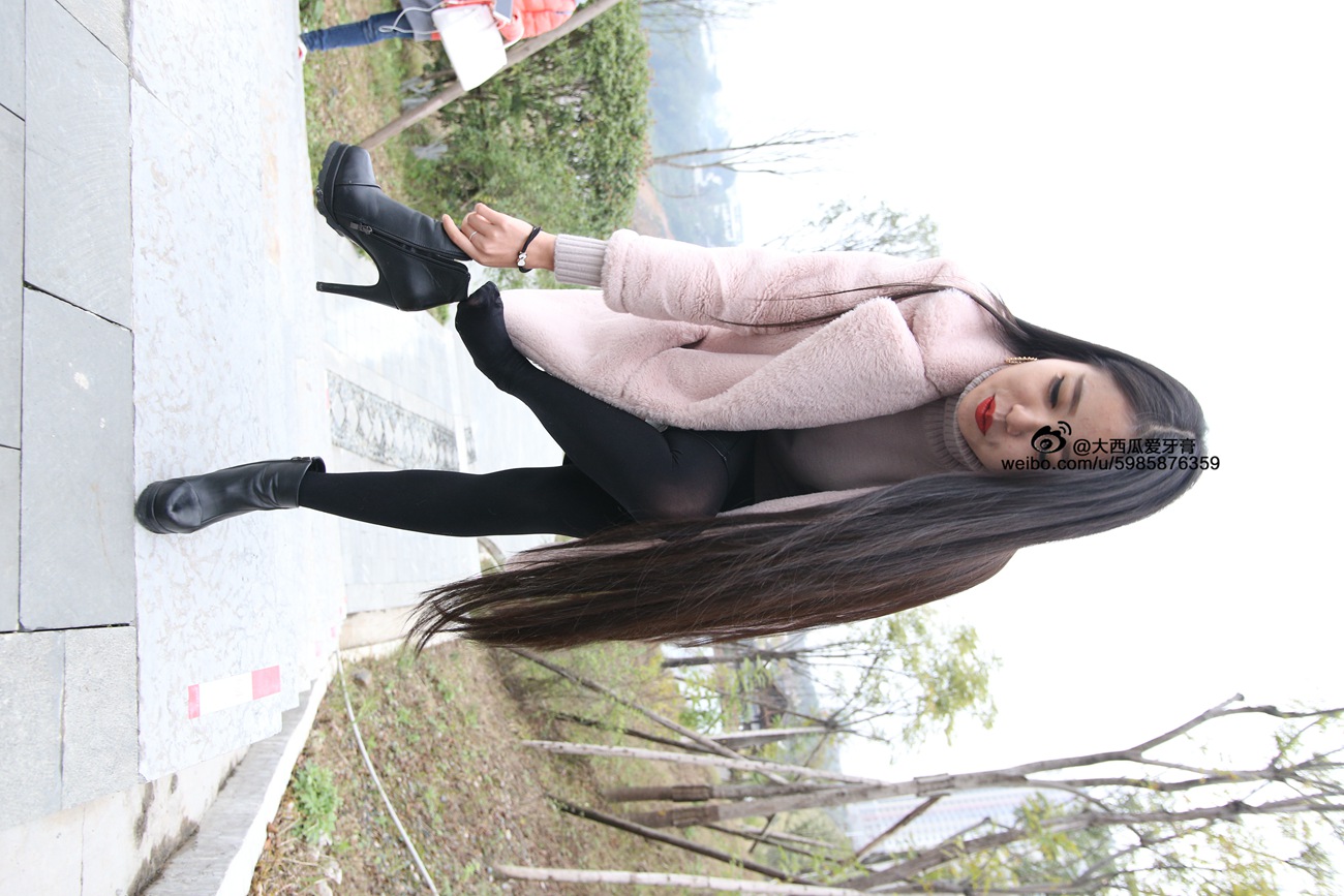 图片[92]-大西瓜爱牙膏-早期作品-S043  黑丝 [350P] – 速更版-美库