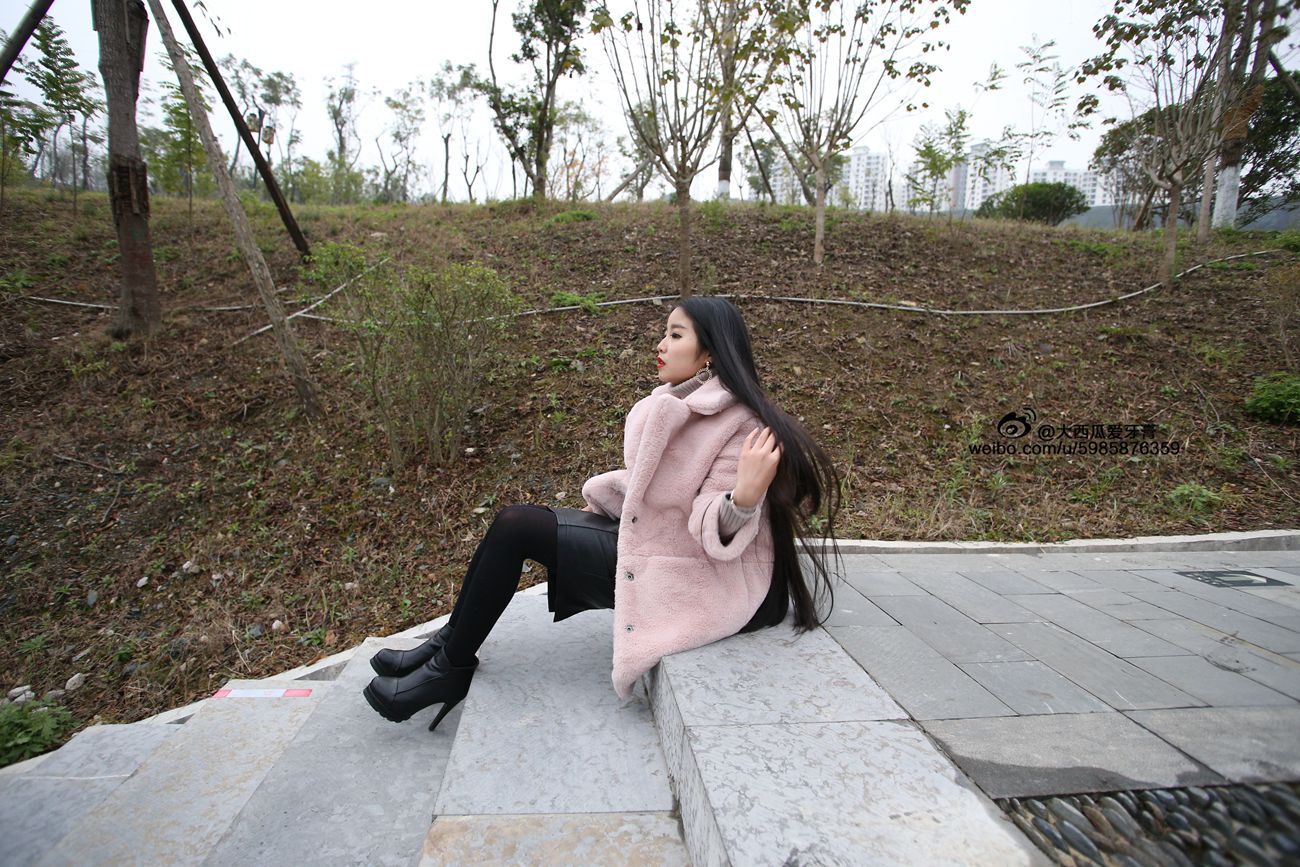 图片[128]-大西瓜爱牙膏-早期作品-S043  黑丝 [350P] – 速更版-美库