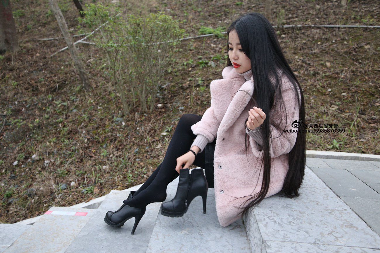 图片[131]-大西瓜爱牙膏-早期作品-S043  黑丝 [350P] – 速更版-美库