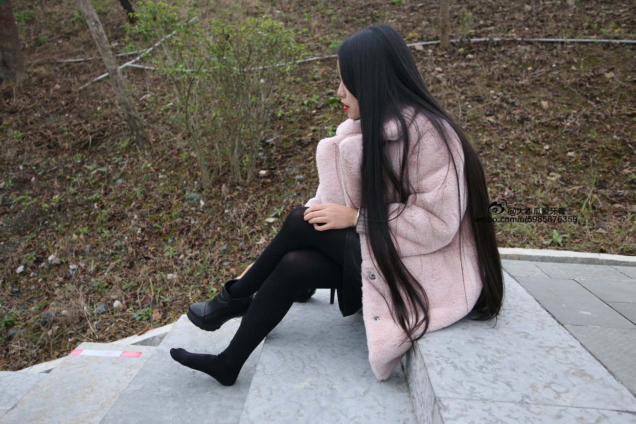 图片[135]-大西瓜爱牙膏-早期作品-S043  黑丝 [350P] – 速更版-美库