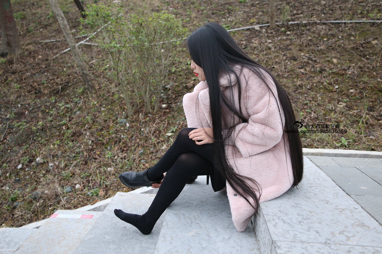 图片[137]-大西瓜爱牙膏-早期作品-S043  黑丝 [350P] – 速更版-美库