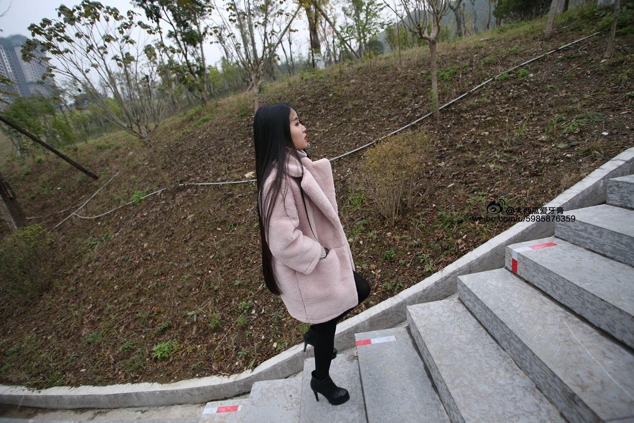 图片[183]-大西瓜爱牙膏-早期作品-S043  黑丝 [350P] – 速更版-美库