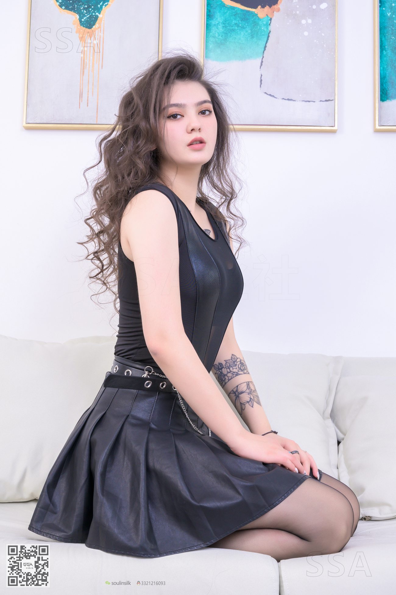 图片[86]-[SSA丝社]超清写真 NO.230 哈沙克斯坦妮可的皮裙[121P] – 速更版-美库