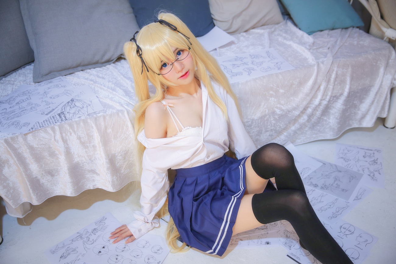 图片[42]-Sally Dorasnow – Eriri School Girl[43P] – 速更版-美库