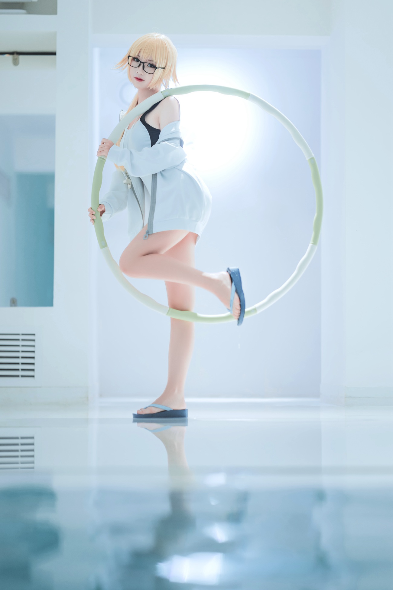 图片[15]-面饼仙儿  贞德泳衣[15P] – 速更版-美库