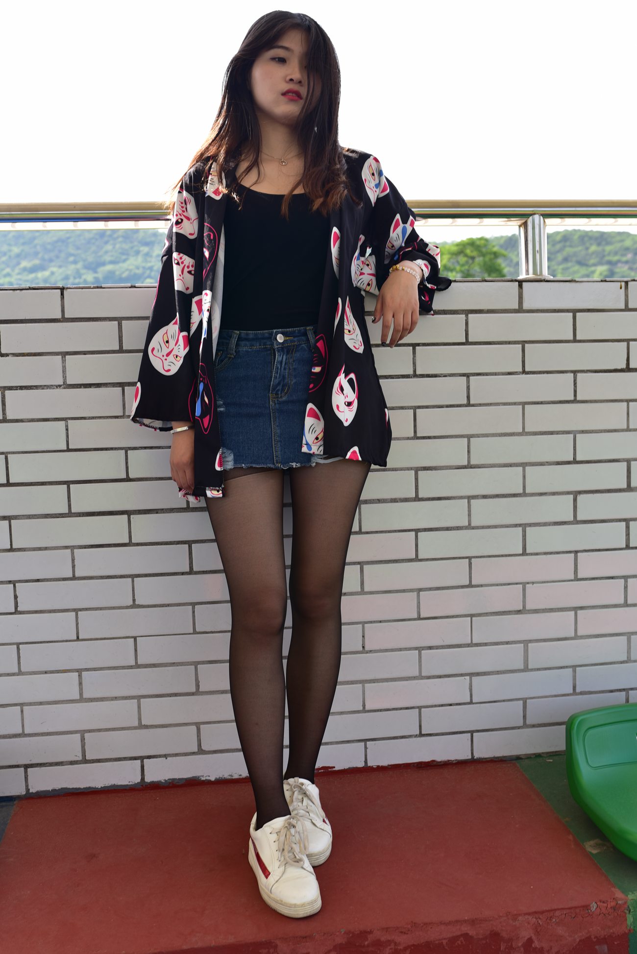 图片[7]-大生模拍 NO.248 操场牛仔裙黑丝[25P] – 速更版-美库