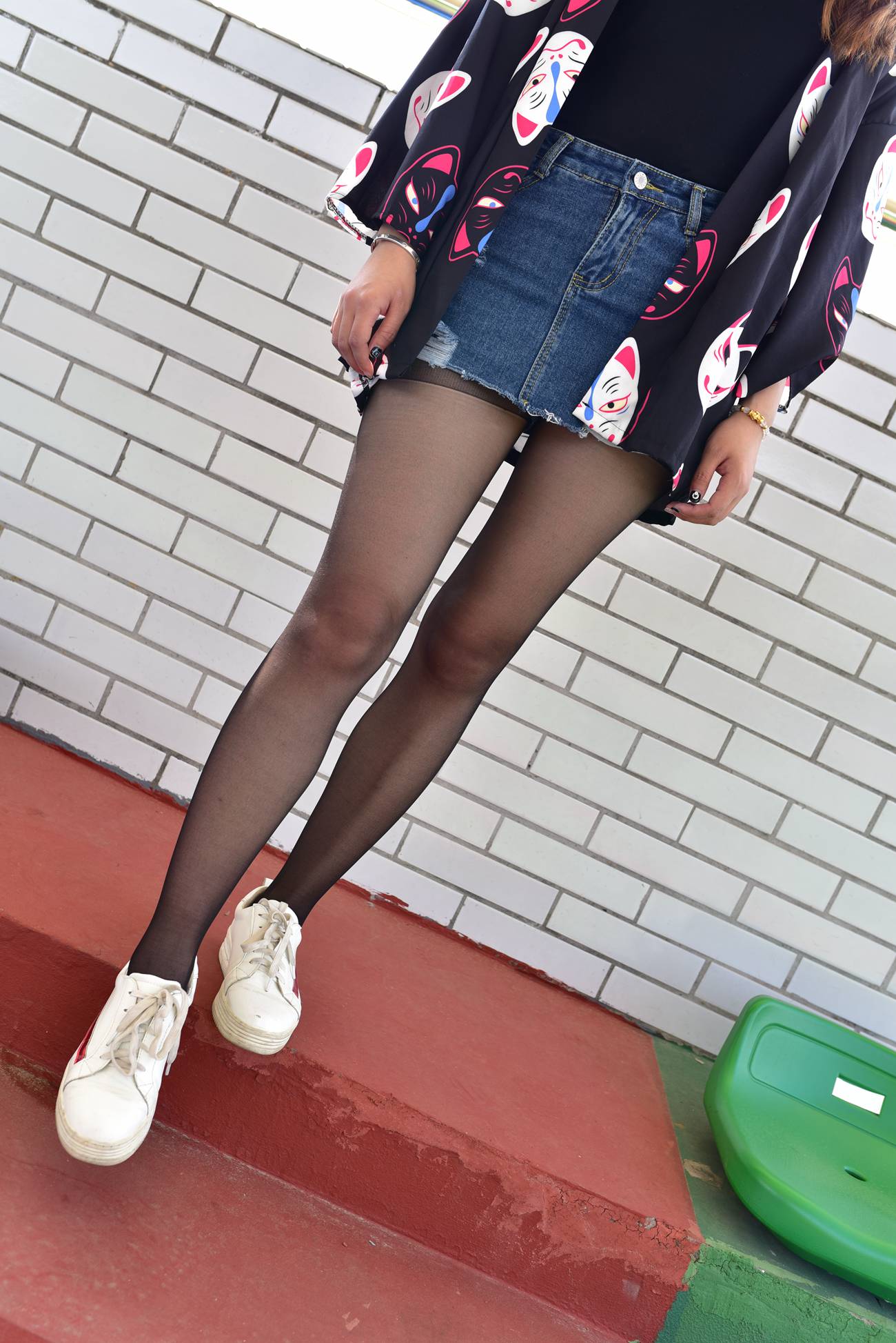 图片[8]-大生模拍 NO.248 操场牛仔裙黑丝[25P] – 速更版-美库