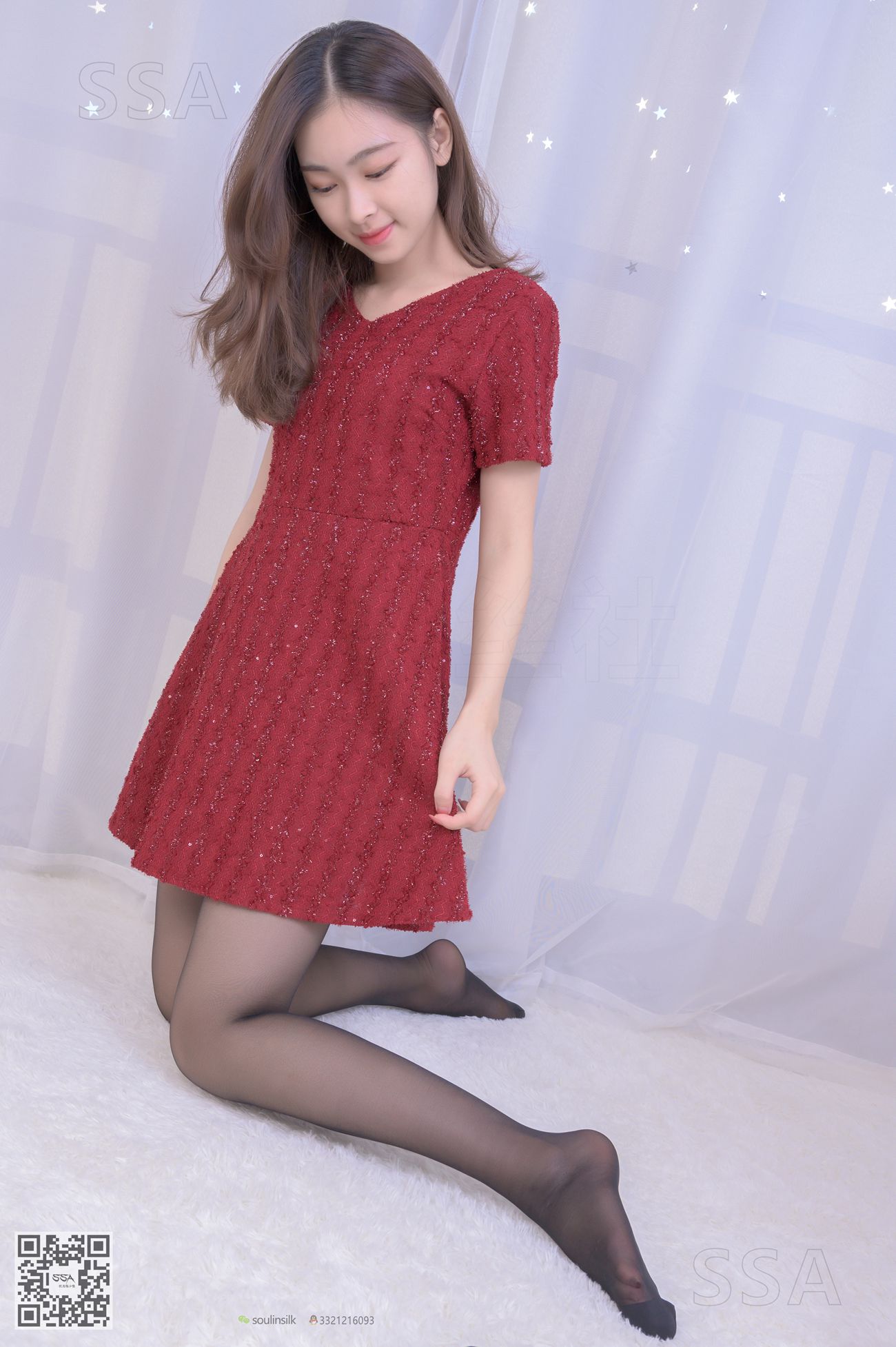 图片[110]-[SSA丝社]超清写真 NO.242 可爱文娟的小红裙[128P] – 速更版-美库