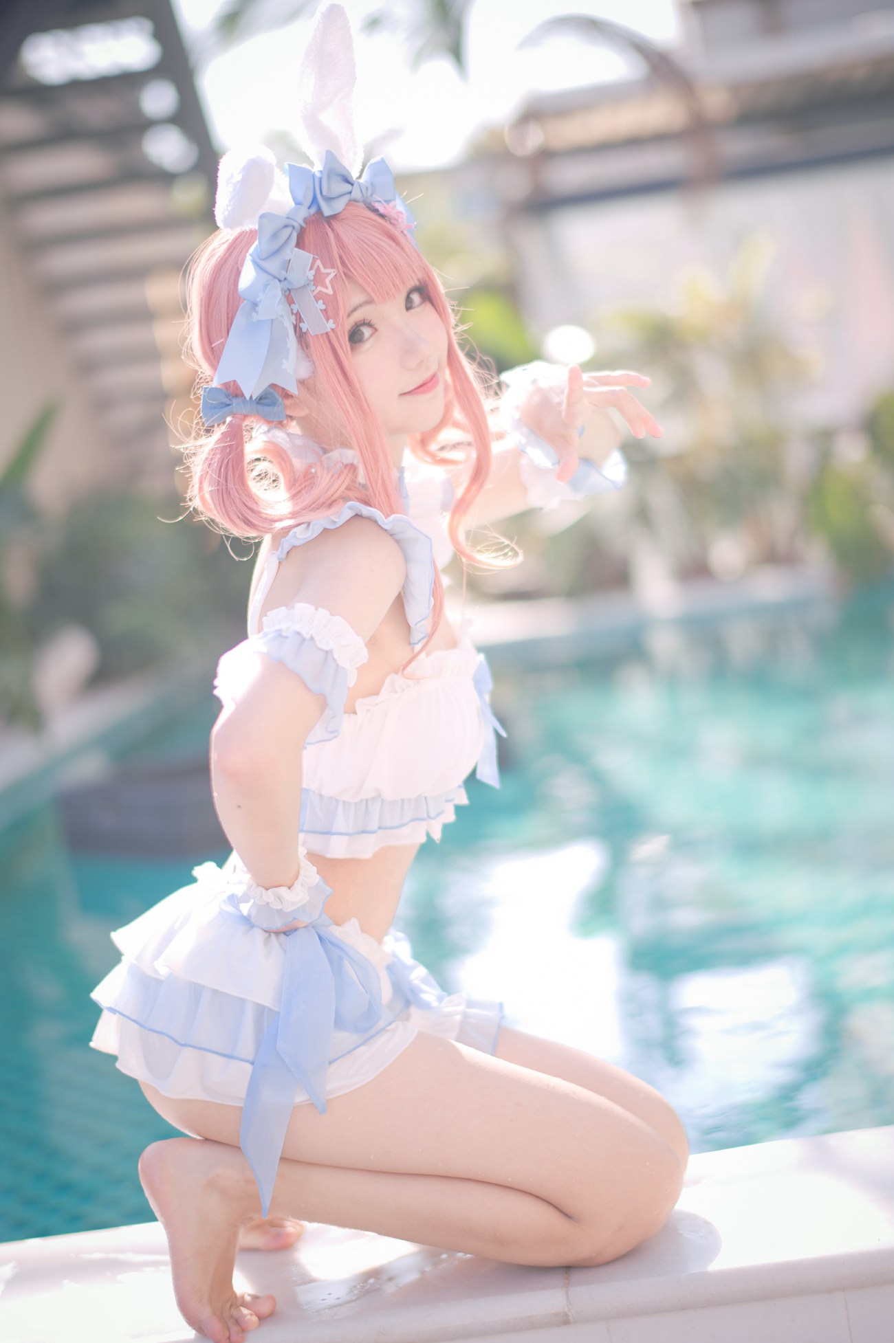 图片[34]-花柒Hana – 夏日甜芯 泳装[37P] – 速更版-美库