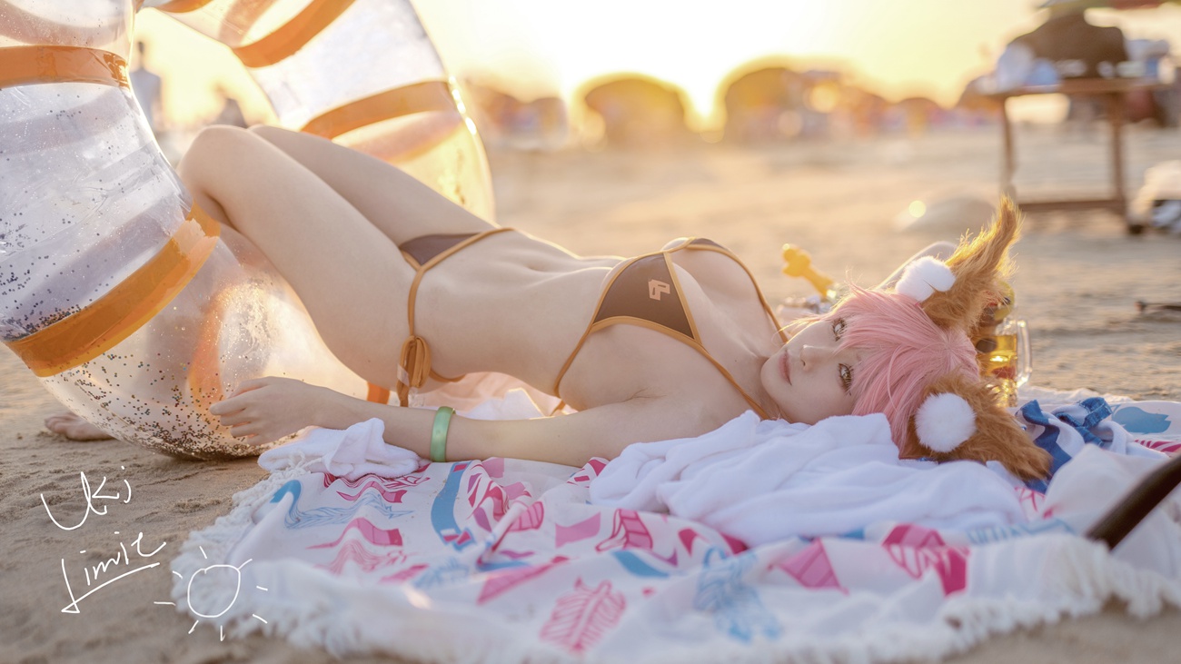 图片[18]-uki雨季 – 玉藻前海边泳装[19P] – 速更版-美库