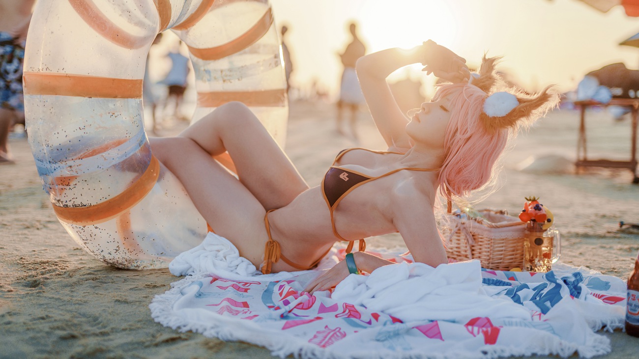 图片[19]-uki雨季 – 玉藻前海边泳装[19P] – 速更版-美库