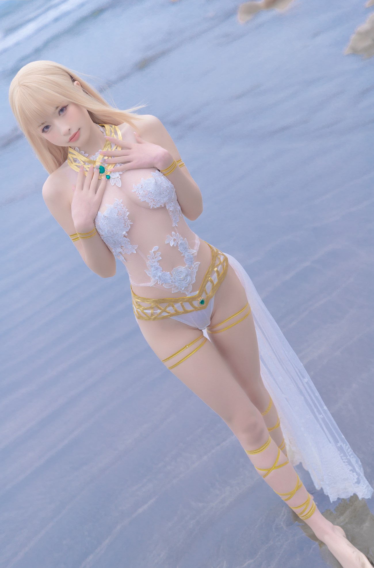 图片[11]-清水由乃 – 玛丽萝丝白色泳衣[33P] – 速更版-美库