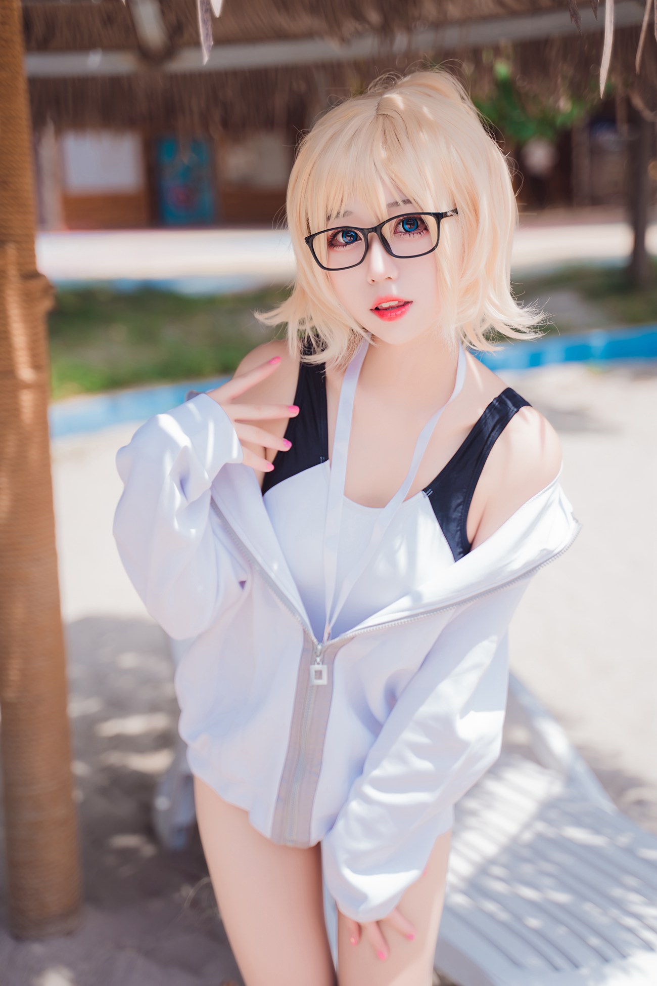 图片[11]-猫君君MaoJun – 贞德竞技泳装[46P] – 速更版-美库