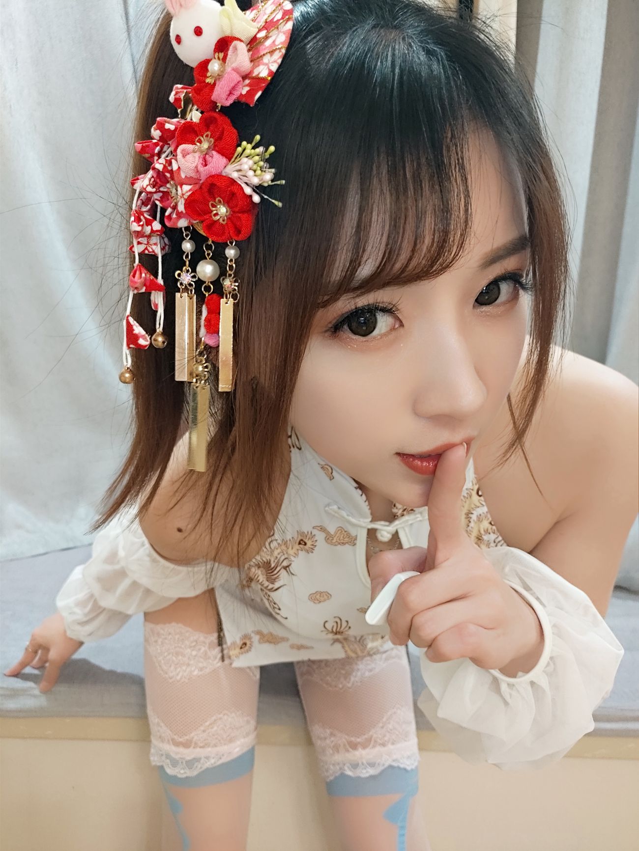 图片[35]-小女巫露娜 – 白色蕾丝长筒 [38P] – 速更版-美库