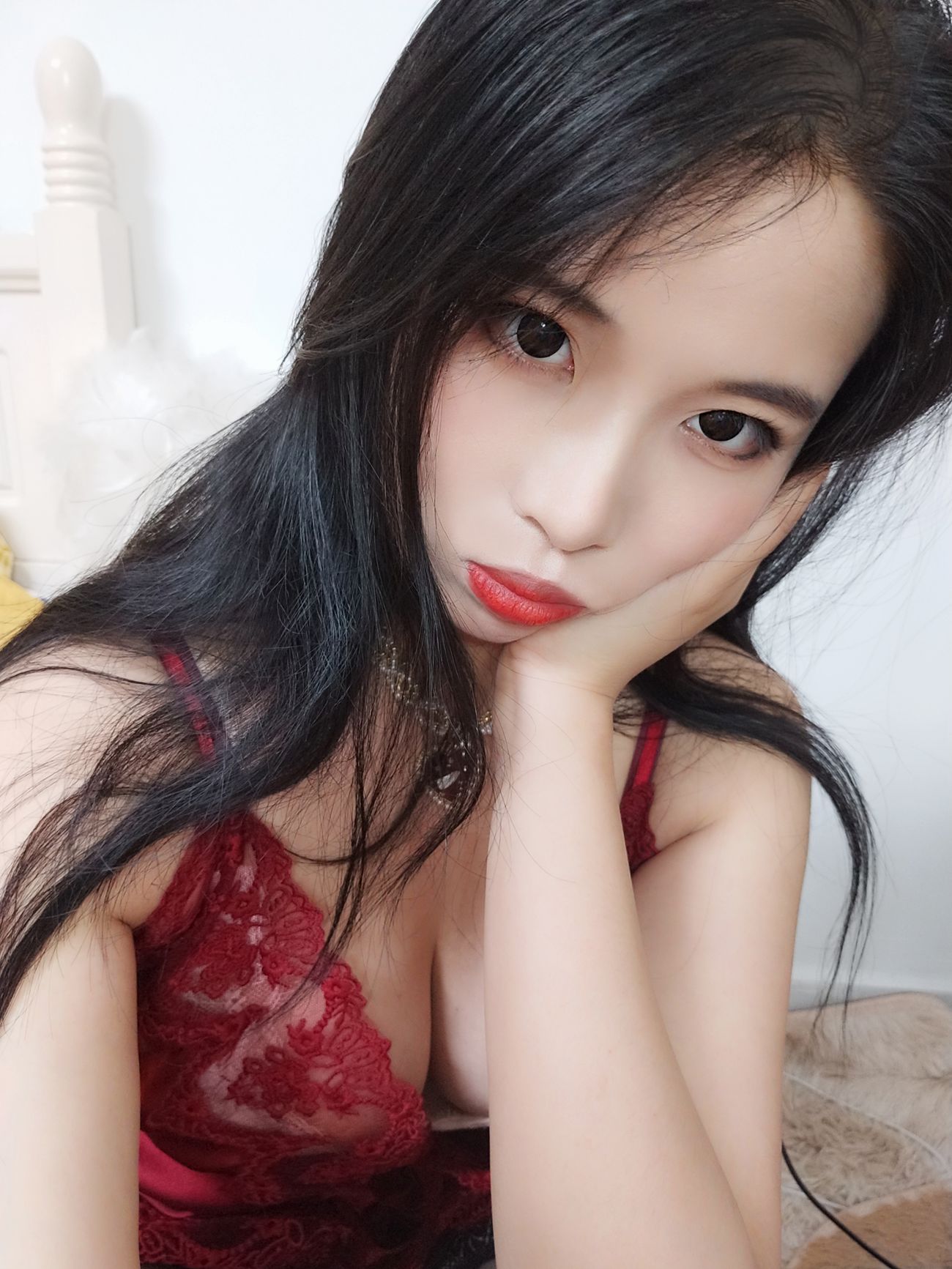 图片[12]-轩萧学姐 – 酒红色睡衣 [36P] – 速更版-美库