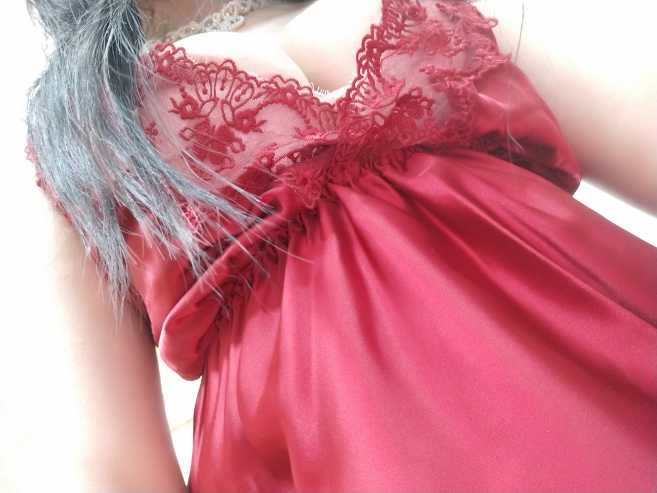 图片[26]-轩萧学姐 – 酒红色睡衣 [36P] – 速更版-美库