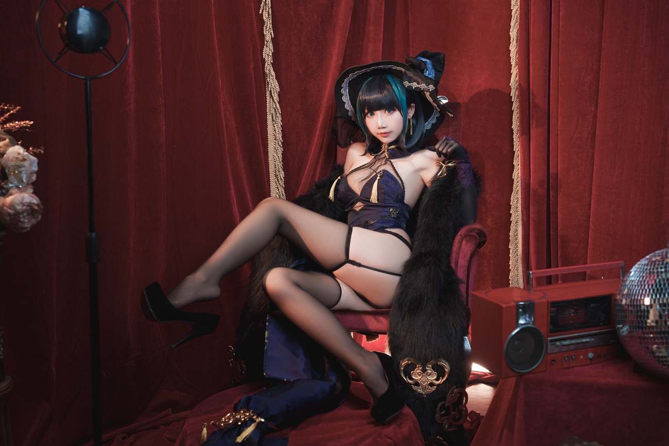 图片[19]-面饼仙儿 – 柴郡旗袍 [21P] – 速更版-美库