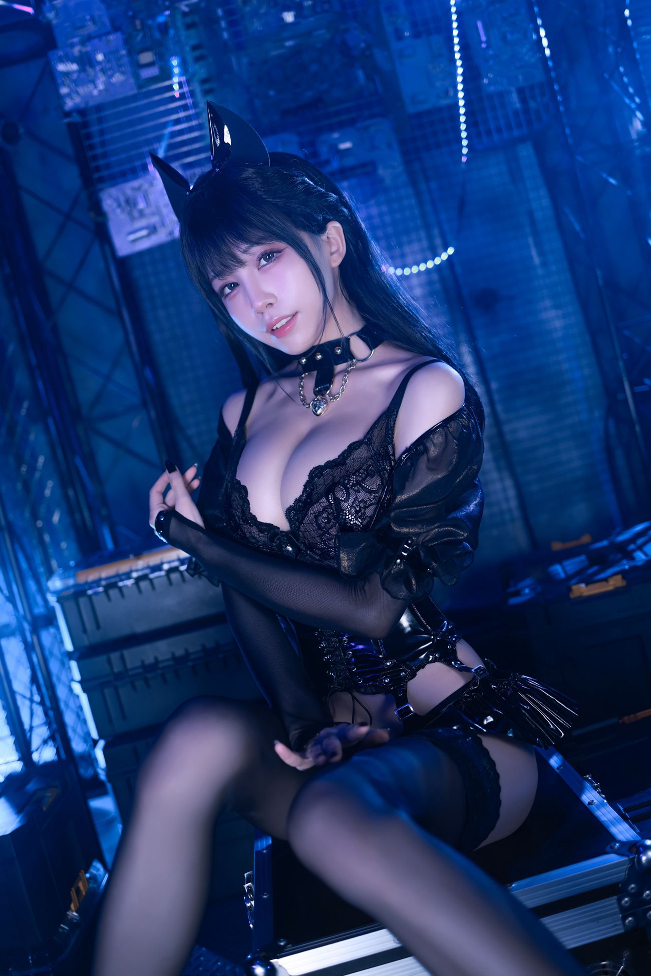 图片[21]-动漫博主 水淼aqua – 猫咪女郎-黑色猫猫 [59P] – 速更版-美库